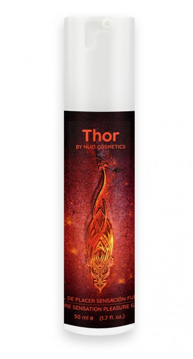 Возбуждающий унисекс гель Thor Fire Gel - 50 мл. - Nuei cosmetics - купить с доставкой в Тольятти