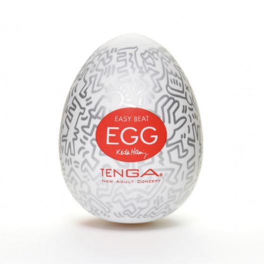 Мастурбатор-яйцо Keith Haring EGG PARTY - Tenga - в Тольятти купить с доставкой