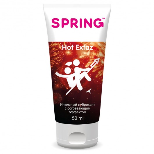 Согревающие интимный лубрикант Spring Hot Extaz - 50 мл. - SPRING - купить с доставкой в Тольятти