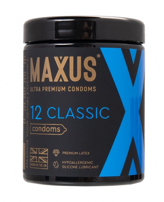 Классические презервативы MAXUS Classic - 12 шт. - Maxus - купить с доставкой в Тольятти