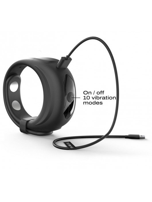 Черное эрекционное виброкольцо Fit Vibe Ring - Dorcel - в Тольятти купить с доставкой