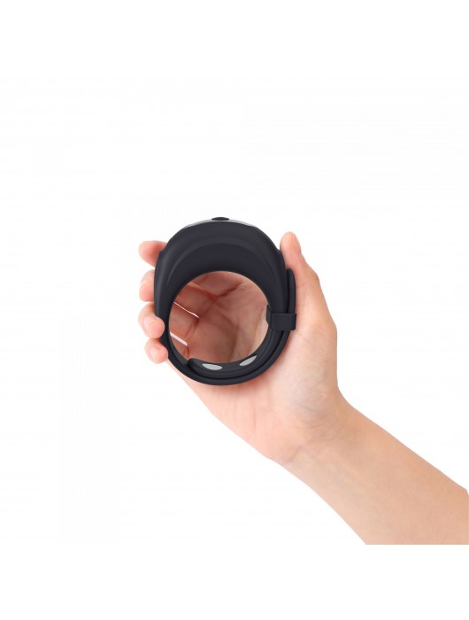 Черное эрекционное виброкольцо Fit Vibe Ring - Dorcel - в Тольятти купить с доставкой