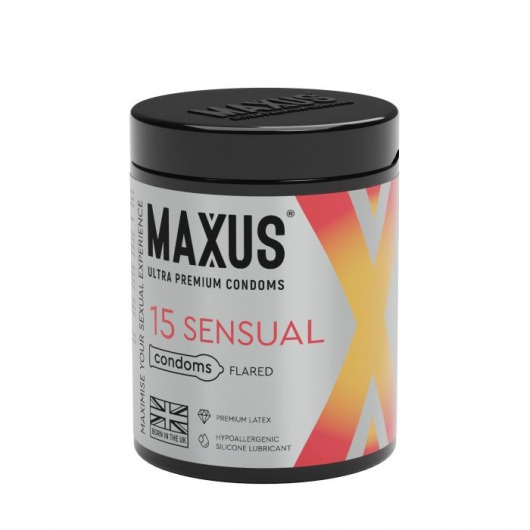 Анатомические презервативы MAXUS Sensual - 15 шт. - Maxus - купить с доставкой в Тольятти