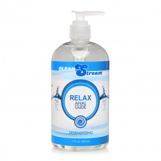 Анальный лубрикант на водной основе Relax Desensitizing Anal Lube - 503 мл. - XR Brands - купить с доставкой в Тольятти