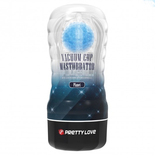 Прозрачный текстурированный мастурбатор Vacuum Cup Masturbator Planet - Baile - в Тольятти купить с доставкой