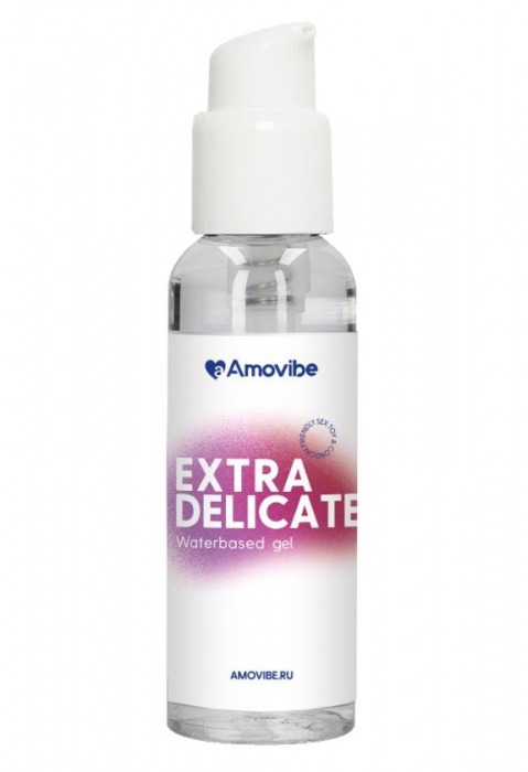 Гель на водной основе Amovibe Extra Delicate - 100 мл. - Amovibe - купить с доставкой в Тольятти