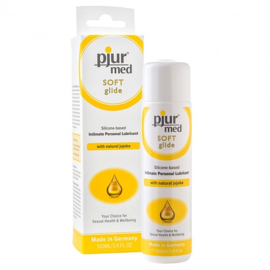 Силиконовый лубрикант с жожоба pjur MED Soft glide - 100 мл. - Pjur - купить с доставкой в Тольятти