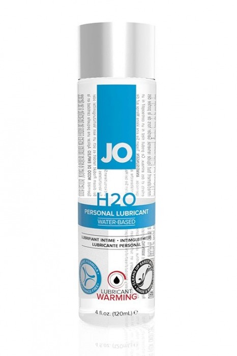 Возбуждающий лубрикант на водной основе JO Personal Lubricant H2O Warming - 120 мл. - System JO - купить с доставкой в Тольятти