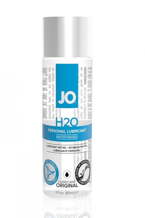 Нейтральный лубрикант на водной основе JO Personal Lubricant H2O - 60 мл. - System JO - купить с доставкой в Тольятти