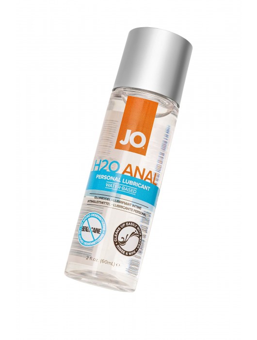 Анальный лубрикант на водной основе JO Anal H2O - 60 мл. - System JO - купить с доставкой в Тольятти