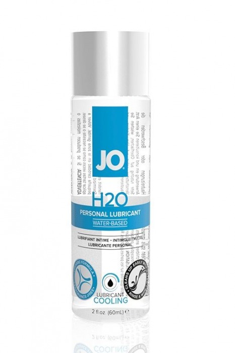 Охлаждающий лубрикант на водной основе JO Personal Lubricant H2O COOLING - 60 мл. - System JO - купить с доставкой в Тольятти