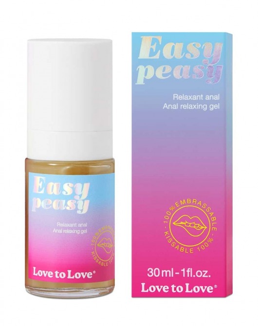 Анальный расслабляющий гель Easy Peasy - 30 мл. - Love to Love - купить с доставкой в Тольятти