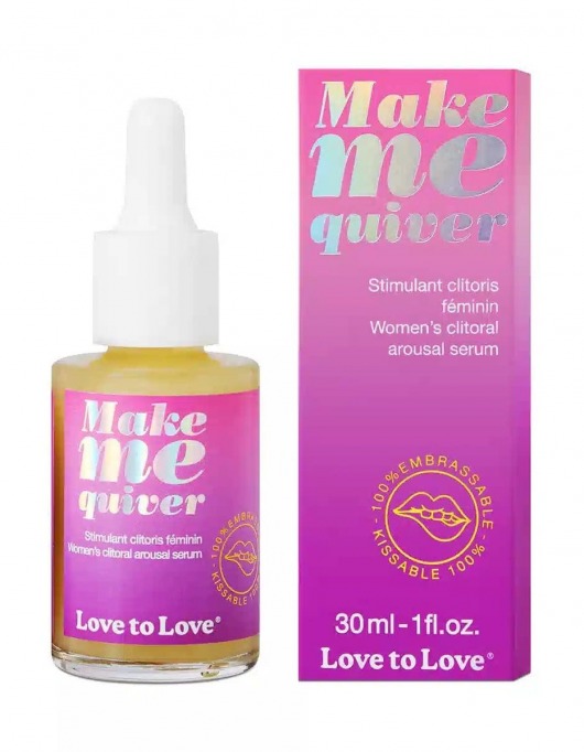 Возбуждающие капли для клитора Make Me Quiver - 30 мл. - Love to Love - купить с доставкой в Тольятти