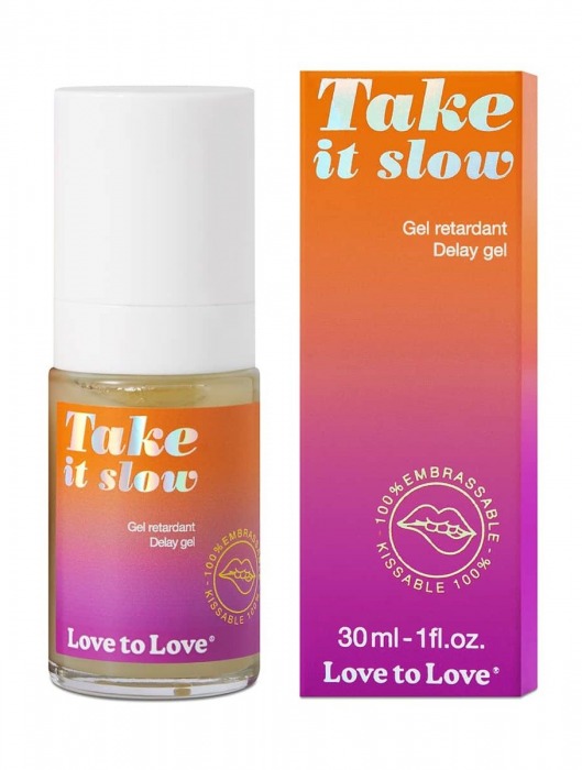 Пролонгирующий гель для мужчин Take It Slow - 30 мл. - Love to Love - купить с доставкой в Тольятти