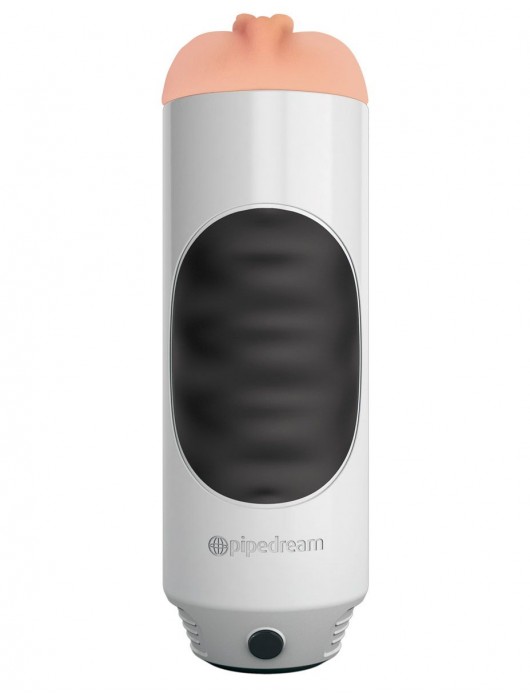 Мастурбатор-вагина Extreme Toyz Mega Grip Vibrating Stroker Mouth - Pipedream - в Тольятти купить с доставкой