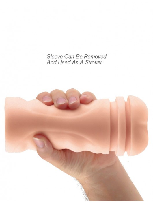 Мастурбатор-вагина Extreme Toyz Mega Grip Vibrating Stroker Mouth - Pipedream - в Тольятти купить с доставкой