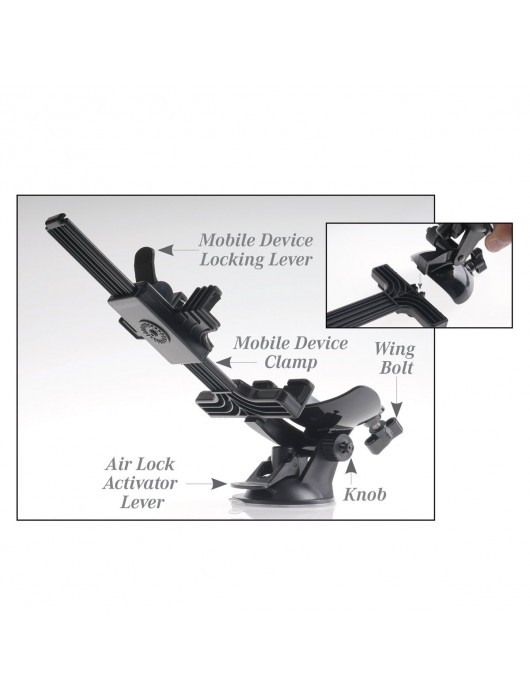 Перезаряжаемый мастурбатор-вагина с держателем для мобильных устройств Extreme Toyz Me - Pipedream - в Тольятти купить с доставкой