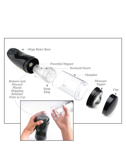 Перезаряжаемый мастурбатор-вагина с держателем для мобильных устройств Extreme Toyz Me - Pipedream - в Тольятти купить с доставкой