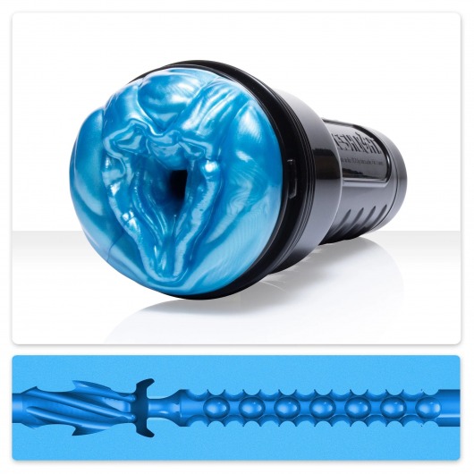 Мастурбатор-вагина Fleshlight Freaks Alien Blue Metallic - Fleshlight - в Тольятти купить с доставкой