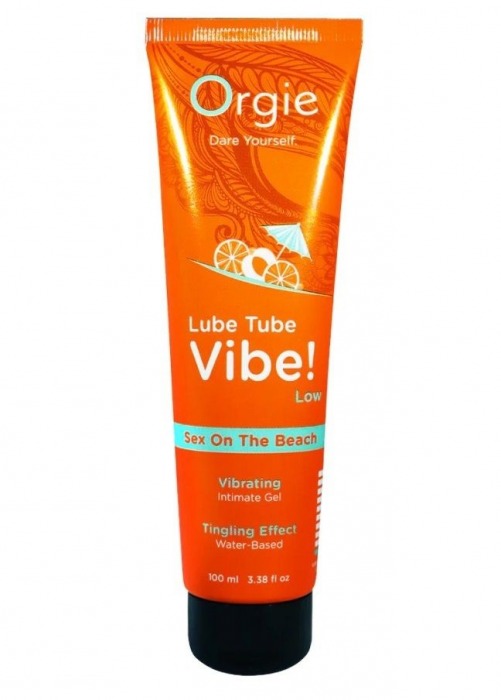 Гель с эффектом вибрации Lube Tube Vibe Low Sex On The Beach - 100 мл. - ORGIE - купить с доставкой в Тольятти