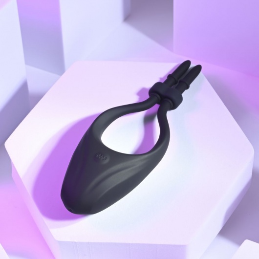 Черное эрекционное вибролассо Perfect Fit - Zero Tolerance - в Тольятти купить с доставкой