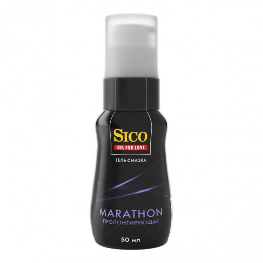 Пролонгирующая гель-смазка Sico Marathon - 50 мл. - Sico - купить с доставкой в Тольятти