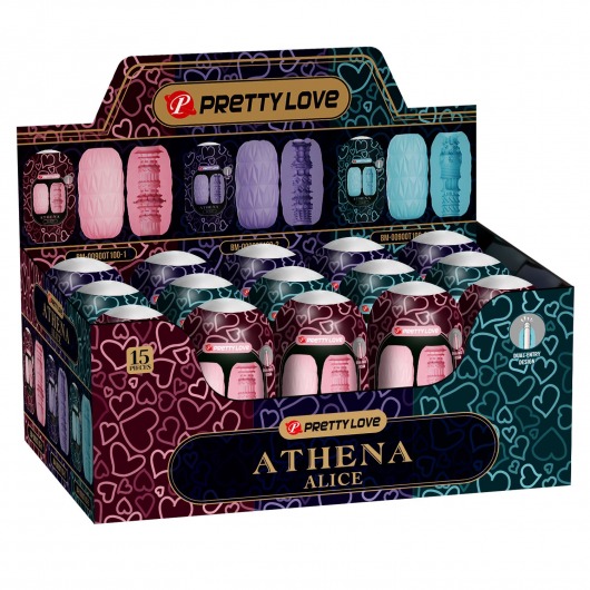 Набор из 15 мастурбаторов Athena Alice - Baile - в Тольятти купить с доставкой