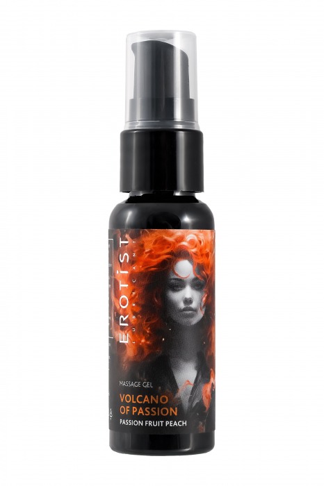 Гель с эффектом вибрации Volcano Of Passion со вкусом персика и маракуйи - 25 мл. - Erotist Lubricants - купить с доставкой в Тольятти