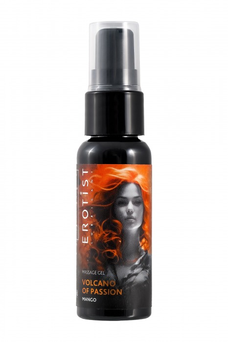 Гель с эффектом вибрации Volcano Of Passion со вкусом манго - 25 мл. - Erotist Lubricants - купить с доставкой в Тольятти