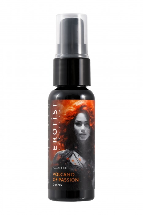 Гель с эффектом вибрации Volcano Of Passion со вкусом винограда - 25 мл. - Erotist Lubricants - купить с доставкой в Тольятти