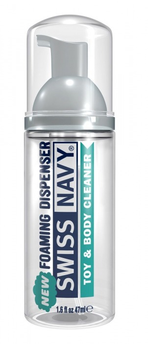 Очищающая пенка для игрушек и тела Toy   Body Cleaner Foamer - 47 мл. - Swiss navy - купить с доставкой в Тольятти