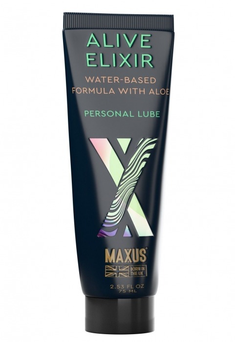 Интимный гель на водной основе MAXUS Alive Elixir - 75 мл. - Maxus - купить с доставкой в Тольятти