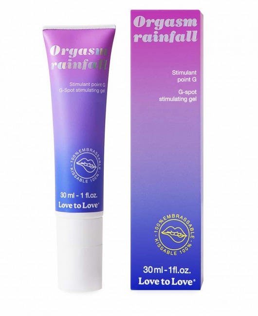 Гель для стимуляции G-точки зоны Orgasm Rainfall - 30 мл. - Love to Love - купить с доставкой в Тольятти