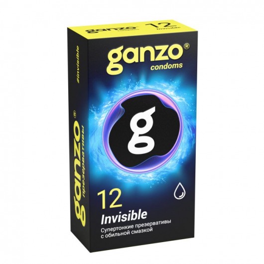 Супертонкие презервативы Ganzo Invisible - 12 шт. - Ganzo - купить с доставкой в Тольятти