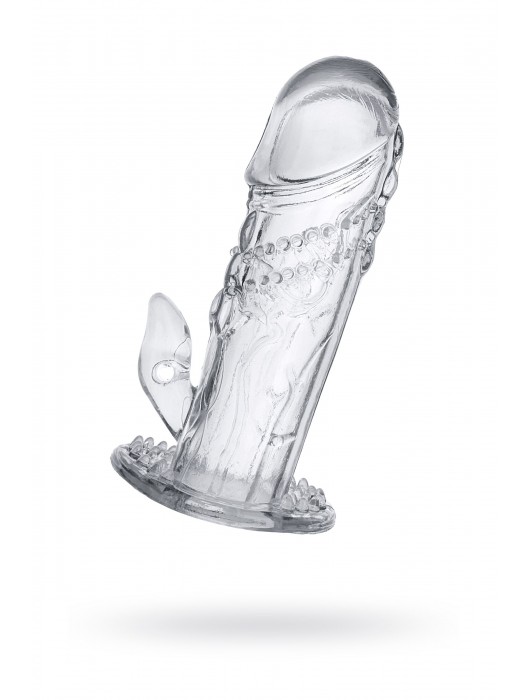 Прозрачная насадка на пенис Uco - 13 см. - A-toys - в Тольятти купить с доставкой