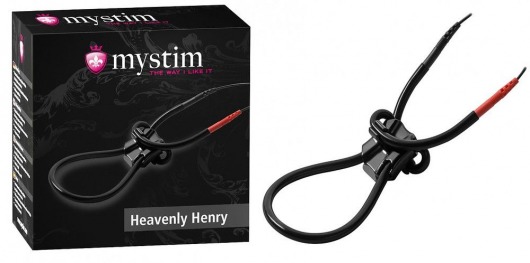 Эрекционное лассо для электростимуляции HEAVENLY HENRY - MyStim - купить с доставкой в Тольятти