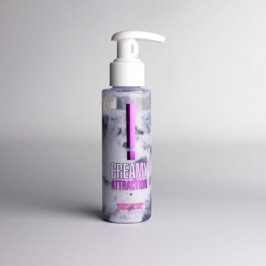 Увлажняющий крем-гель для тела с ароматом ежевики Creamy Attraction Blackberry - 100 мл. - INTT - купить с доставкой в Тольятти