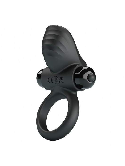 Черное эрекционное кольцо с вибрацией Adrien - Baile - в Тольятти купить с доставкой
