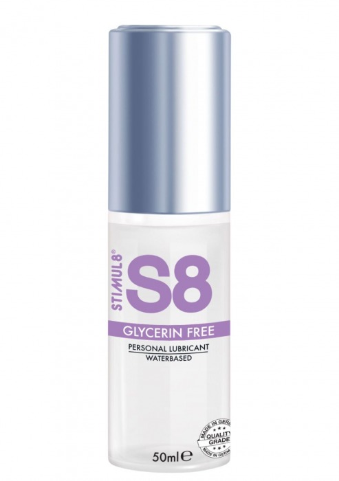 Лубрикант на водной основе S8 Glycerin Free без глицерина - 50 мл. - Stimul8 - купить с доставкой в Тольятти