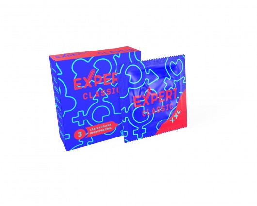 Презервативы увеличенного размера Expert Classic XXL - 3 шт. - Expert - купить с доставкой в Тольятти