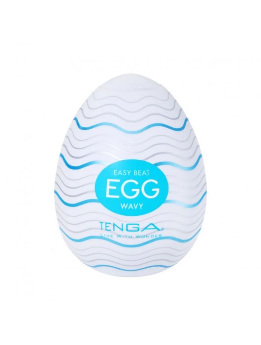 Мастурбатор-яйцо Tenga Egg Wavy - Tenga - в Тольятти купить с доставкой