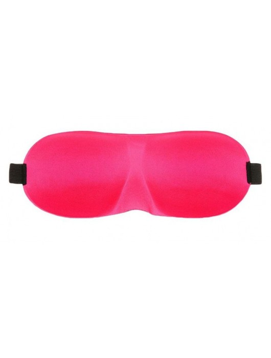 Розовая глухая маска на резинке - Sitabella - купить с доставкой в Тольятти