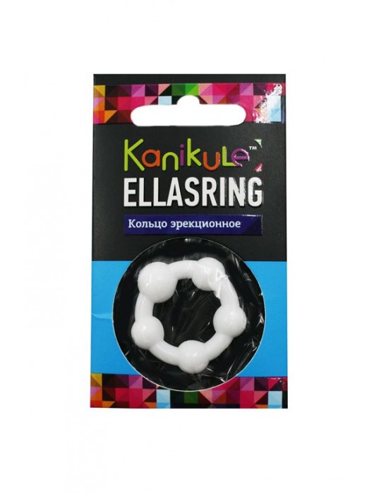 Цветное эрекционное кольцо с шариками Ellasring - Sitabella - в Тольятти купить с доставкой