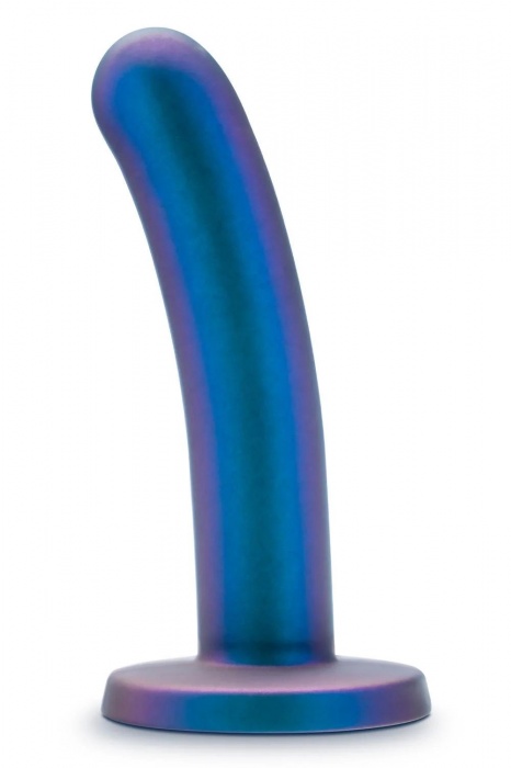 Синяя насадка с гладкой поверхностью Surrender 5.75 Inch Intermediate Pegging Dildo - 14,6 см. - Blush Novelties - купить с доставкой в Тольятти