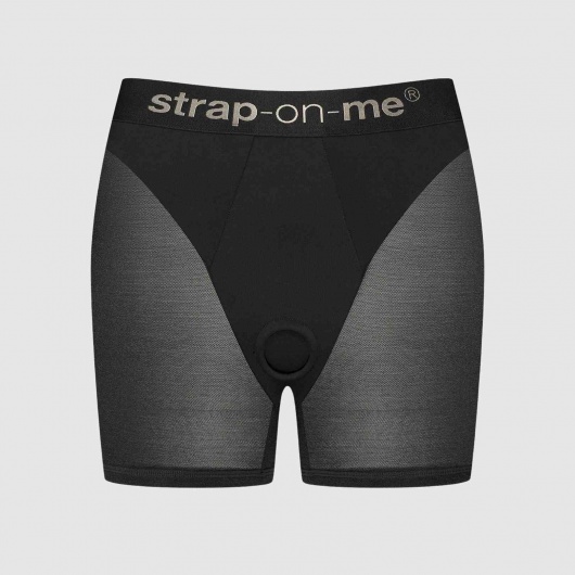 Трусики-шорты для фиксации насадок Strap-on-me Harness Lingerie Halo - size L - Strap-on-me - купить с доставкой в Тольятти