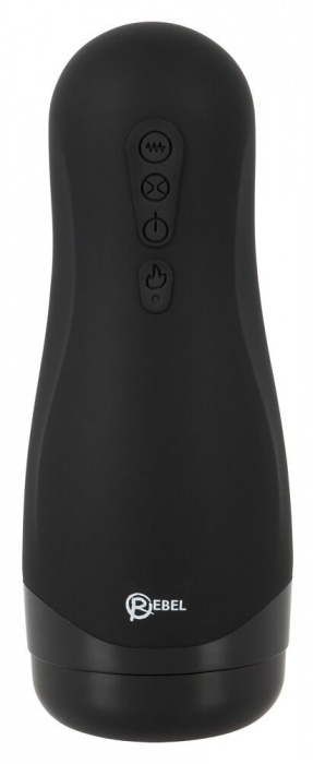 Черный вибромастурбатор с подогревом Masturbator with 3 Functions - Orion - в Тольятти купить с доставкой