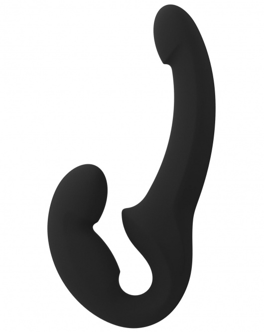 Черный безремневой страпон Share Lite - Fun Factory - купить с доставкой в Тольятти