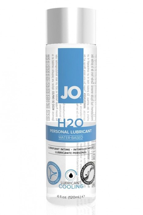 Охлаждающий лубрикант на водной основе JO Personal Lubricant H2O COOLING - 120 мл. - System JO - купить с доставкой в Тольятти