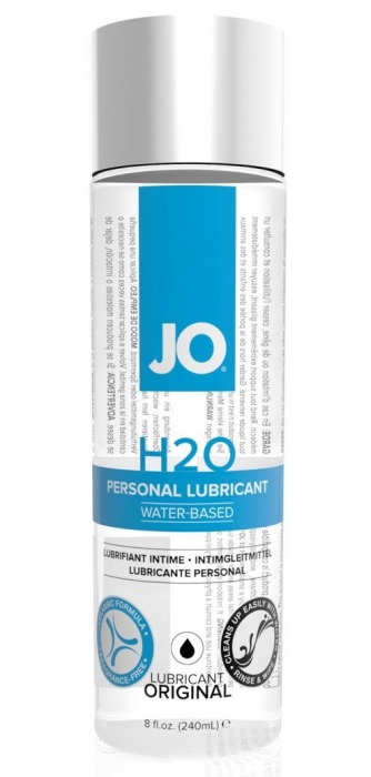 Нейтральный лубрикант на водной основе JO Personal Lubricant H2O - 240 мл. - System JO - купить с доставкой в Тольятти