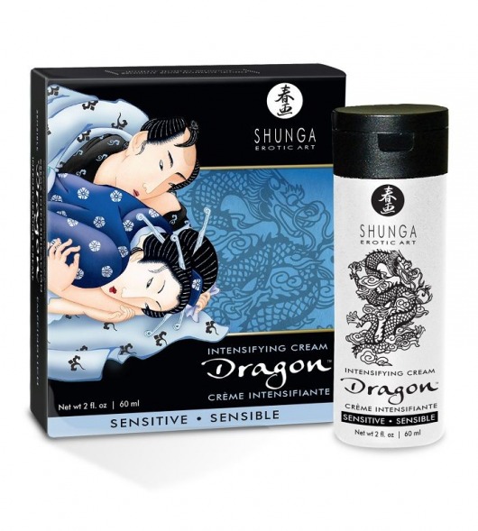 Интимный мужской крем SHUNGA DRAGON SENSITIVE - 60 мл. - Shunga - купить с доставкой в Тольятти